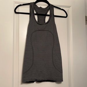Lululemon swiftly tech striped tank top